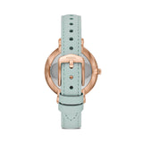 Fossil Jacqueline Multi Colored Dial Blue Leather Strap Watch for Women - ES4813