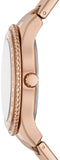 Fossil Stella Sport Multifunction Rose Gold Dial Rose Gold Steel Strap Watch for Women - ES5106