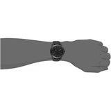 Fossil Grant Chronograph Black Dial Black Leather Strap Watch for Men - FS5132