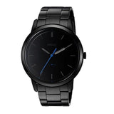 Fossil The Minimalist Black Dial Black Steel Strap Watch for Men - FS5308