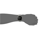 Fossil Townsman Chronograph Black Dial Silver Steel Strap Watch for Men - FS5349