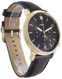 Fossil Neutra Chronograph Brown Dial Brown Leather Strap Watch for Men - FS5763