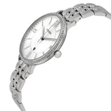 Fossil Jacqueline White Dial Silver Steel Strap Watch for Women - ES3545