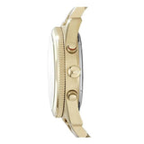 Fossil Boyfriend Gold Dial Gold Steel Strap Watch for Women - ES3884