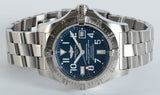 Breitling Aeromarine Avenger Seawolf 45mm Blue Dial Stainless Steel Mens Watch - A1733110/C756