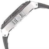 Guess Force Grey Dial Grey Rubber Strap Watch For Men - W0674G8