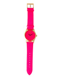 Gucci G Timeless Quartz Pink Dial Pink Leather Strap Watch For Women - YA1264115