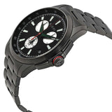 Gucci G-Timeless Chronograph Black Dial Black Steel Strap Watch For Men - YA126268