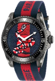 Gucci Dive Blue & Red Dial Blue & Red Nylon Strap Watch For Men - YA136214