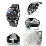 Gucci Dive Quartz Black Dial Black Rubber Strap Watch For Men - YA136303