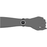 Gucci Diamantissima Diamonds Black Dial Black Leather Strap Watch For Women - YA141403