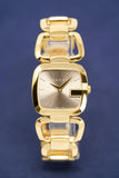 Gucci G Gucci Sunbrushed Brown Dial Rose Gold Steel Strap Watch For Women - YA125511