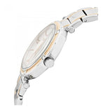 Guess Park Ave Silver Dial Two Tone Steel Strap Watch for Women - W0636L1