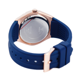 Guess Cosmo Diamonds Blue Blue Dial Blue Silicone Strap Watch for Women - GW0034L4