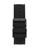 Guess Momentum Black Dial Black Rubber Strap Watch for Men - GW0263G1