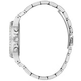 Guess Moonlight Multi Function Diamonds Silver Dial Silver Steel Strap Watch for Women - GW0320L1