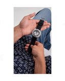 Guess Trophy Multifunction Black Dial Black Rubber Strap Watch for Men - GW0333G1