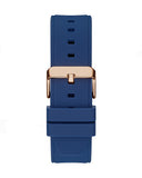 Guess Third Gear Analog Blue Dial Blue Rubber Strap Watch for Men - GW0334G3