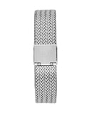 Guess Soiree Diamonds Silver Dial Silver Mesh Bracelet Watch for Women - GW0402L1