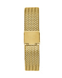 Guess Soiree Diamonds Gold Dial Gold Mesh Bracelet Watch for Women - GW0402L2