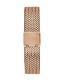 Guess Soiree Diamonds Rose Gold Dial Rose Gold Mesh Bracelet Watch for Women - GW0402L3