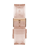 Guess Athena Rose Gold Dial Rose Gold Rubber Strap Watch for Women - GW0409L3