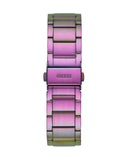 Guess Crown Jewel Diamonds Purple Dial Purple Steel Strap Watch for Women - GW0410L4