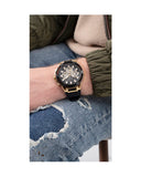 GW0423G2 Men's Watch - Black & Gold Chronograph on Wrist