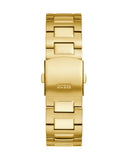 Guess Track Grey Dial Gold Steel Strap Watch for Men - GW0426G2