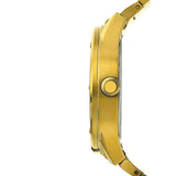 Guess Scope Gold Dial Gold Steel Strap Watch for Men - GW0454G2