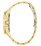 Guess Queen Quartz Gold Dial Gold Steel Strap Watch For Women - GW0464L2