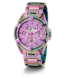 Guess Queen Multicolor Dial Multicolor Steel Strap Watch For Women - GW0464L4