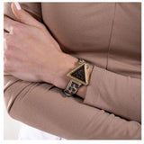 Guess Fame Quartz Animal Print Dial Multicolor Leather Strap Watch For Women - GW0504L3
