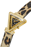 Guess Fame Quartz Animal Print Dial Multicolor Leather Strap Watch For Women - GW0504L3