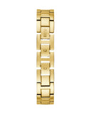 Guess Gala Diamonds Gold Dial Two Tone Steel Strap Watch for Women - GW0531L2