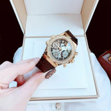 GW0553L4 Gold Watch with Diamonds