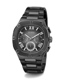 Guess Headliner Multifunction Black Dial Black Steel Strap Watch For Men - GW0572G3