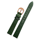 Emporio Armani Mother of Pearl Dial Green Leather Strap Watch For Women - AR11150