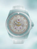 Gucci Dive Automatic White Dial White Rubber Strap Unisex Watch - YA136342