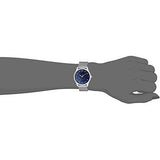 Gucci G-Timeless Motifs Moon Phase Blue Dial Silver Mesh Bracelet Watch For Men - YA126328