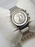 Gucci Grip Collection Quartz Silver Dial Silver Steel Strap Watch For Men - YA157302