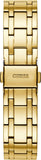 Guess Cosmo Diamonds Gold Dial Gold Steel Strap Watch For Women - GW0033L2