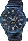 Guess Delancey Analog Blue Dial Blue Mesh Bracelet Watch for Men - W0871G3