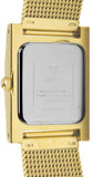 Guess Nouveau Diamonds Gold Dial Gold Mesh Bracelet Watch for Women - W0127L2