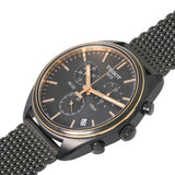 Tissot T Classic PR 100 Black Anthracite Dial Black Mesh Bracelet Watch For Men - T101.417.23.061.00