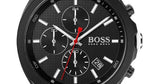 Hugo Boss Velocity Black Dial White Rubber Strap Watch for Men - 1513718