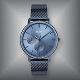 Hugo Boss Infinity Blue Dial Blue Mesh Bracelet Watch for Women - 1502518