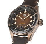 Tag Heuer Autavia 42mm Brown Dial Brown Leather Strap Watch for Men - WBE5191.FC8276