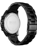 Hugo Boss Hero Black Dial Black Steel Strap Watch for Men - 1513754