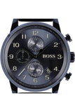 Hugo Boss Navigator Chronograph Blue Dial Blue Mesh Bracelet Watch for Men - 1513538